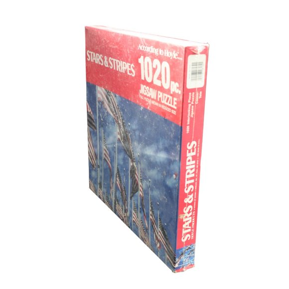 1989 Stars And‎ Stripes US Flags 1020 Piece Jigsaw Puzzle 18" X 25.75" - Picture 9 of 10